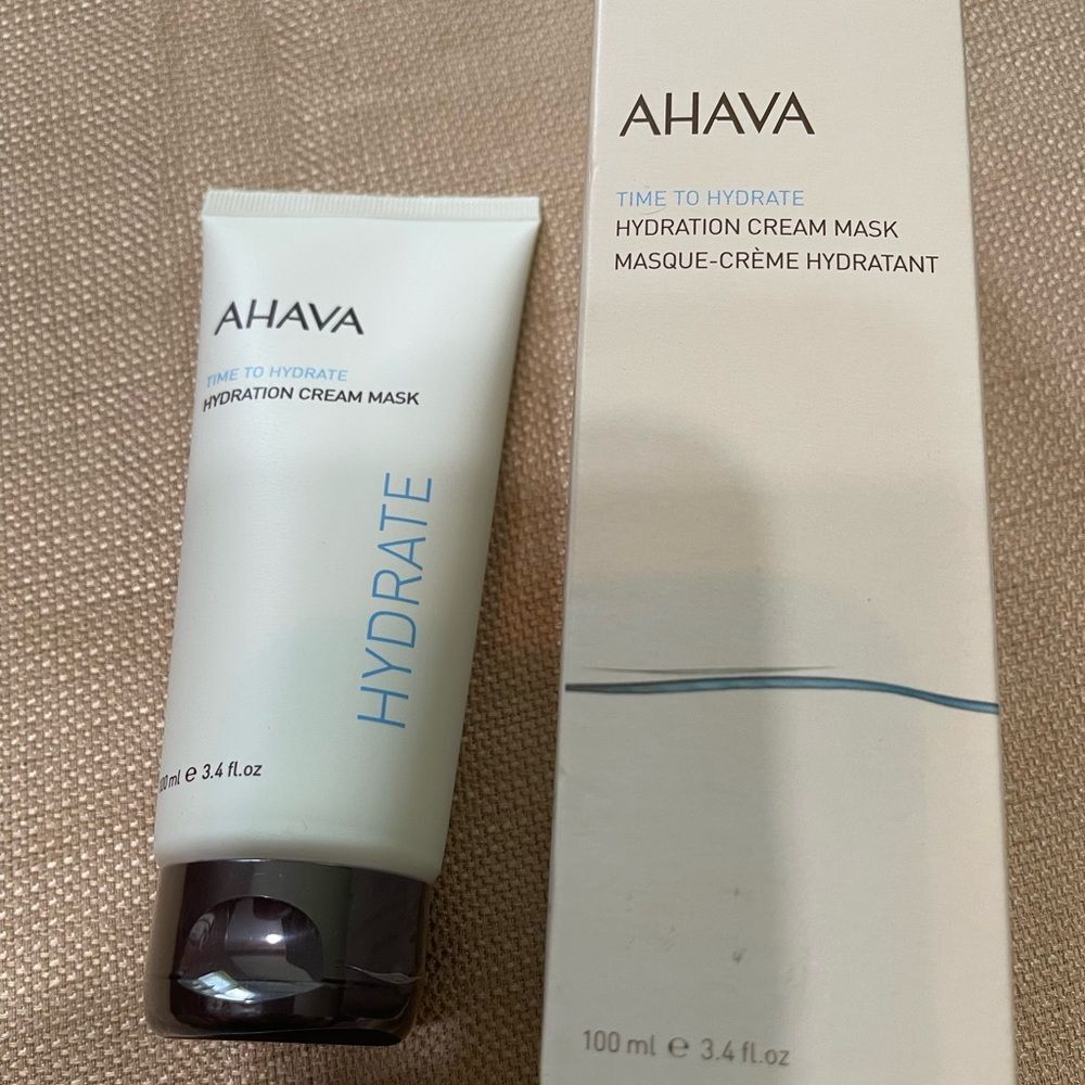 AHAVA Hydration Cream Mask - White and Black Packaging